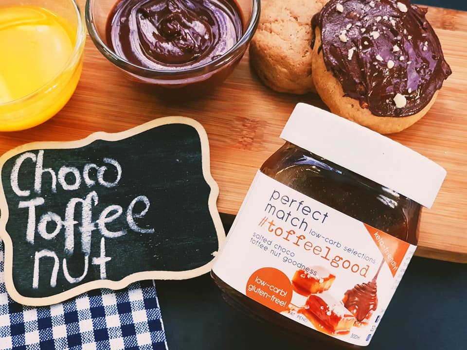 PerfectMatch Low-carb l Keto Choco Toffee Spread l Toffeelgood 300g l Sugarfree