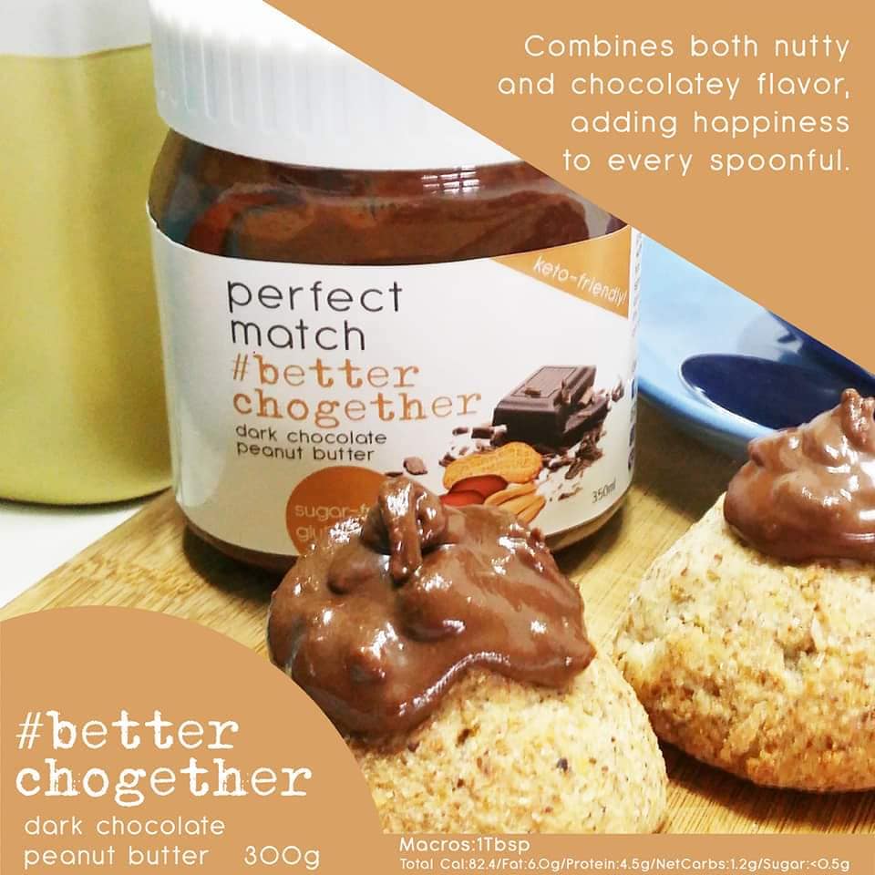 PerfectMatch Low-carb l Keto Peanut Butter Crunch l BetterChogether 300g l Sugarfree