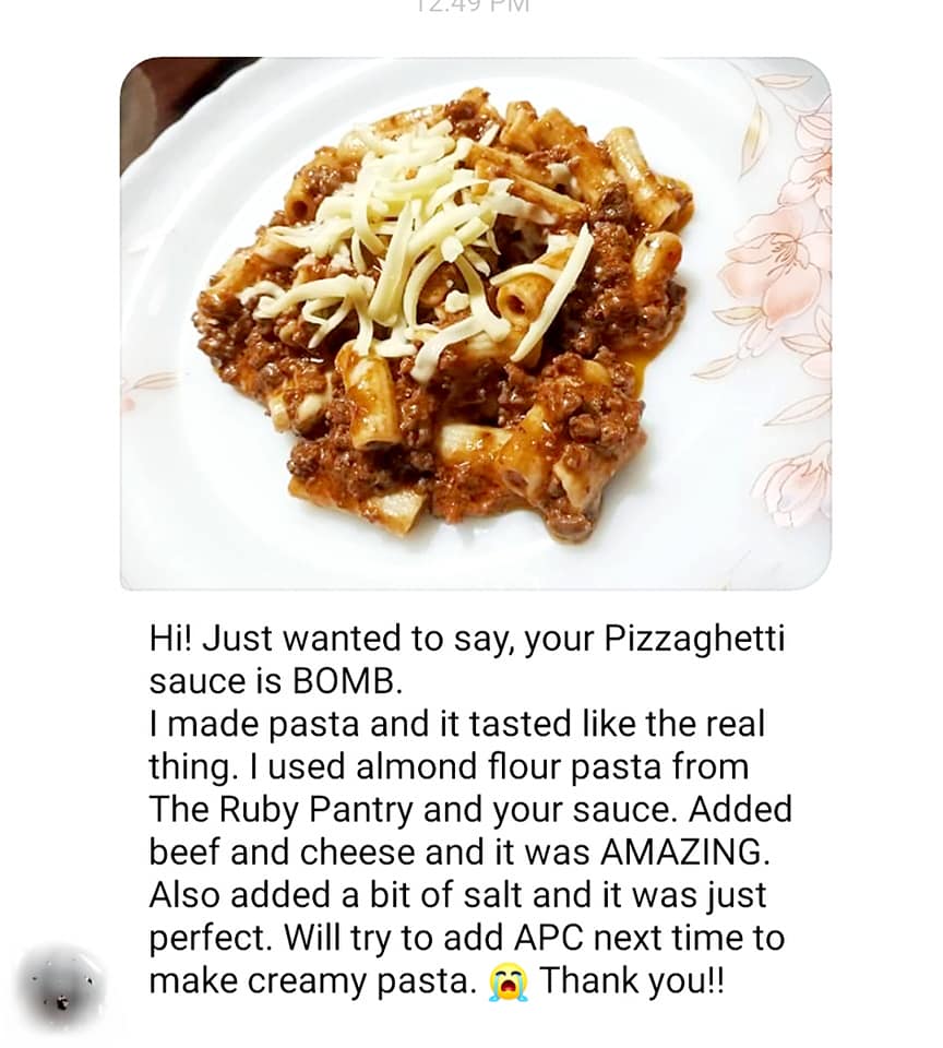 PerfectMatch Low-carb® l Keto Sugar-Free Pizza & Spaghetti Sauce l It’smepizzaghetti l Sugarfree