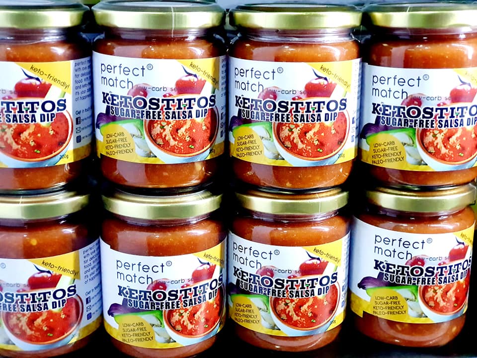 PerfectMatch Low-carb I Keto Salsa Dip l Ketostitos 200g l Sugar-Free