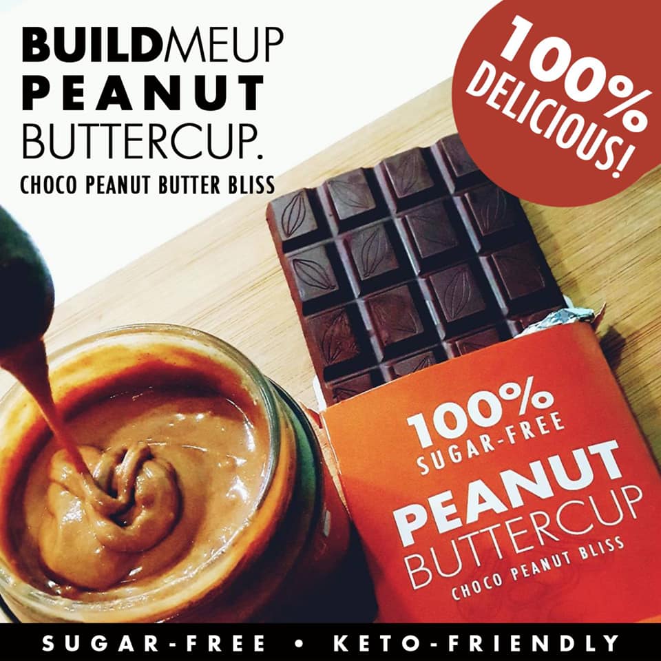 PerfectMatch Low-carb® l Keto Sugar-Free Chocolate I Peanut Buttercup 90g l Sugarfree