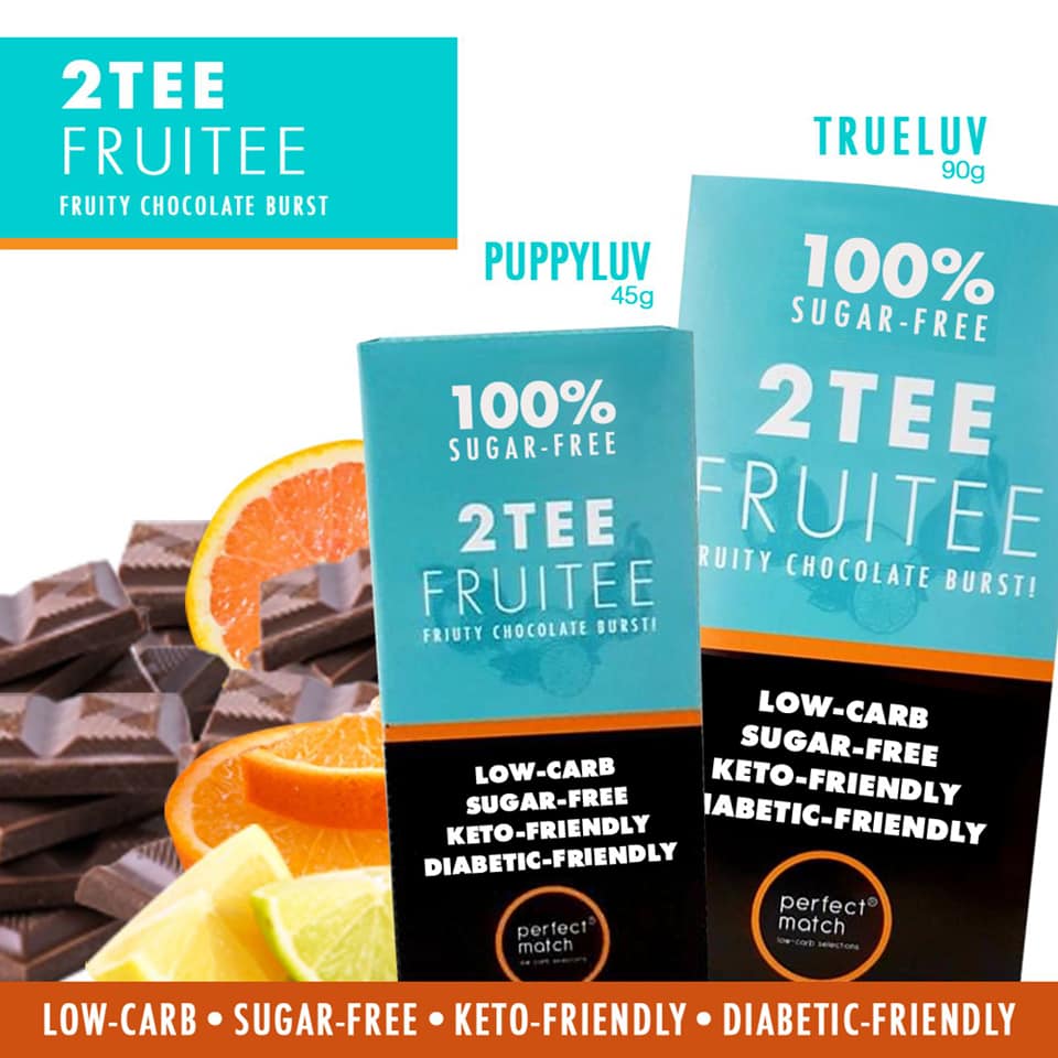 PerfectMatch Low-carb l Keto Sugar-Free Chocolate Fruity l 2TEE Fruity 45g l Sugarfree