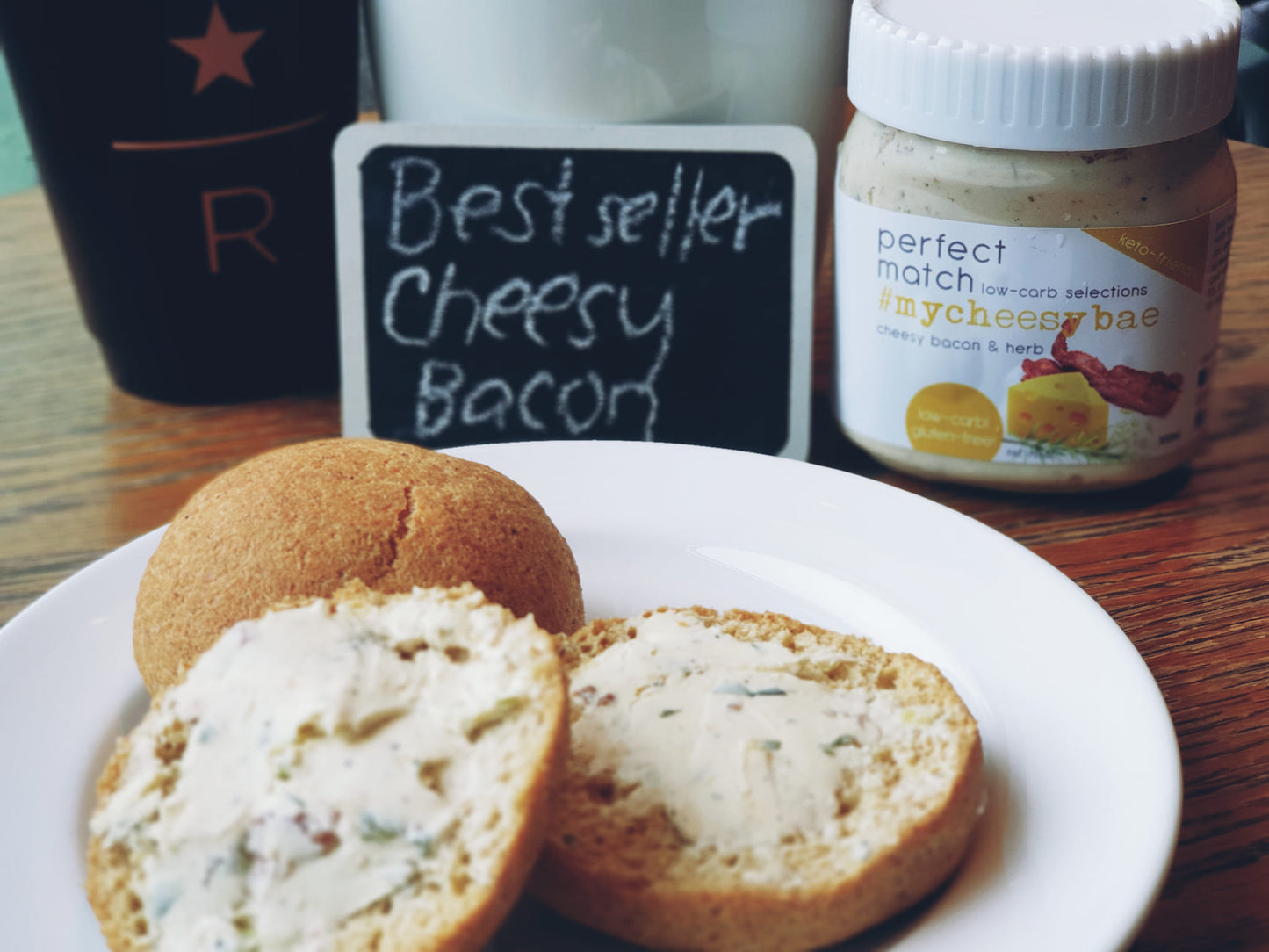 PerfectMatch Low-carb l Keto Cheesy Bacon & Herb Spread l Mycheesybae 100g l Sugarfree