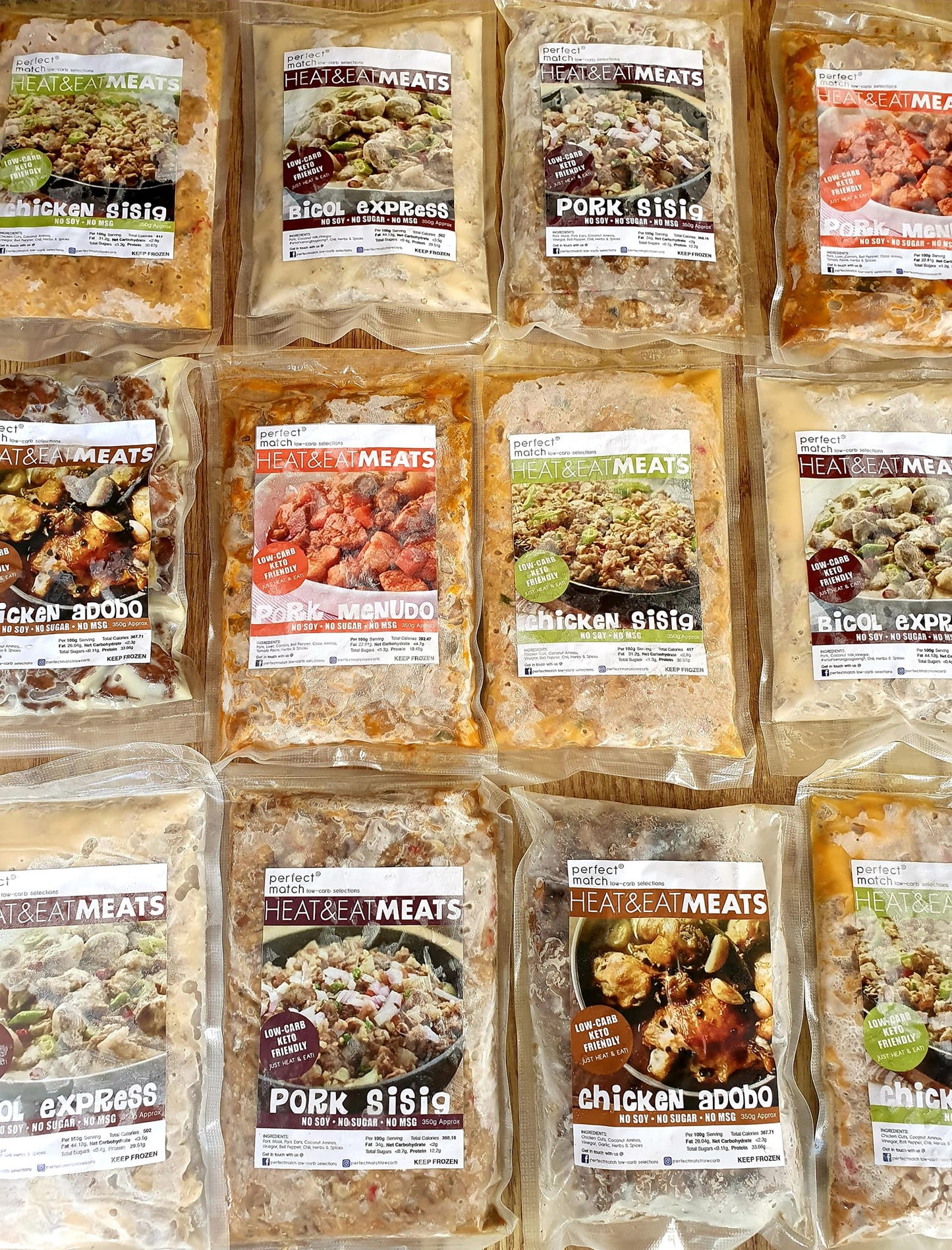PerfectMatch Low-carb l Heat & Eat l Keto Pork Sisig l No Soy l No Sugar l No MSG l 350g