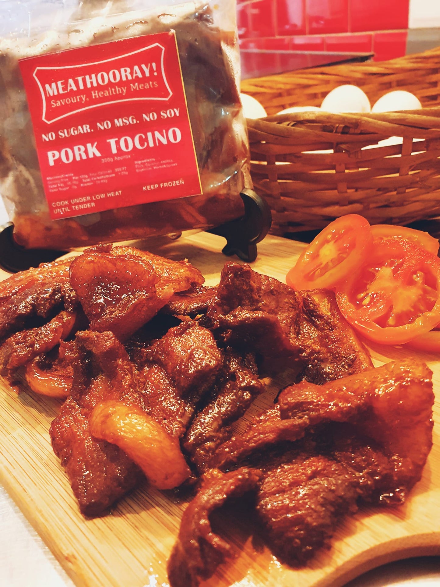 PerfectMatch Low-carb l Ready to Cook l Keto Pork Tocino l Meathooray l No Soy l No Sugar l No MSG l 350g
