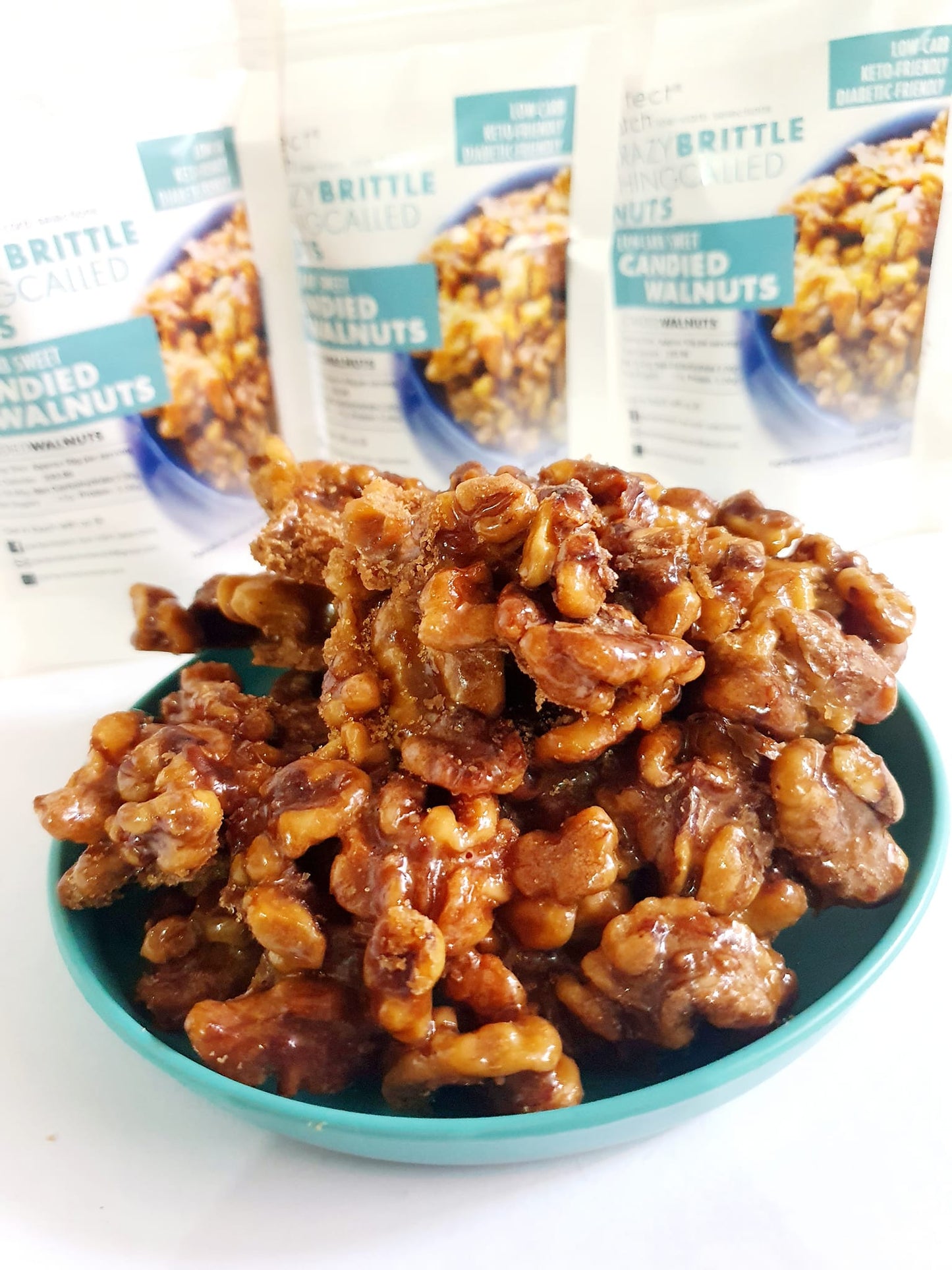 PerfectMatch Low-carb® l Keto Candied Walnut Brittle l 65g l Sugar-free