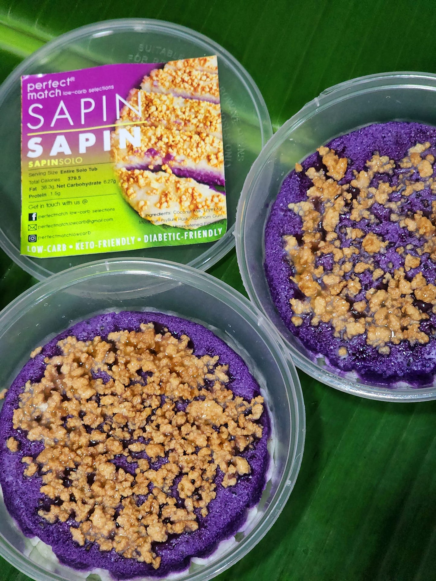 PerfectMatch Low-carb® I Keto Sapin Sapin l No Rice l Sugar-free l Solo