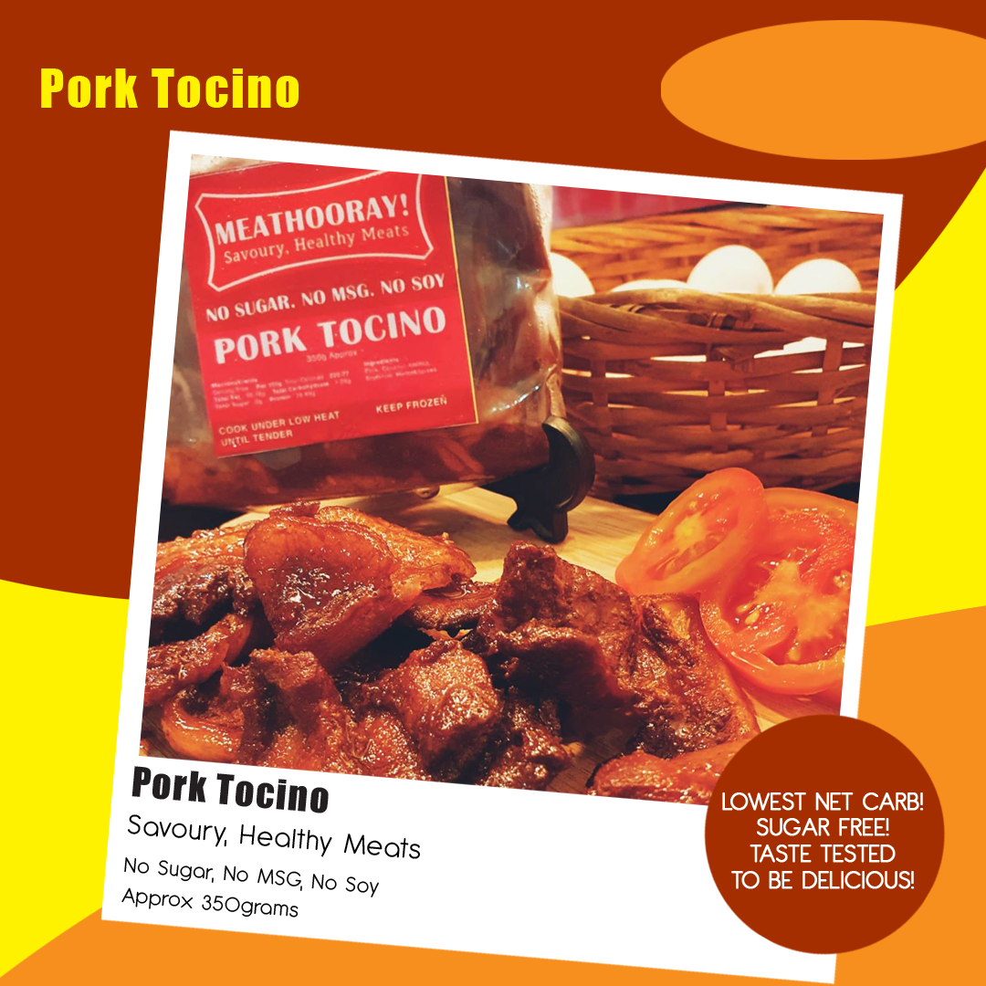 PerfectMatch Low-carb l Ready to Cook l Keto Pork Tocino l Meathooray l No Soy l No Sugar l No MSG l 350g