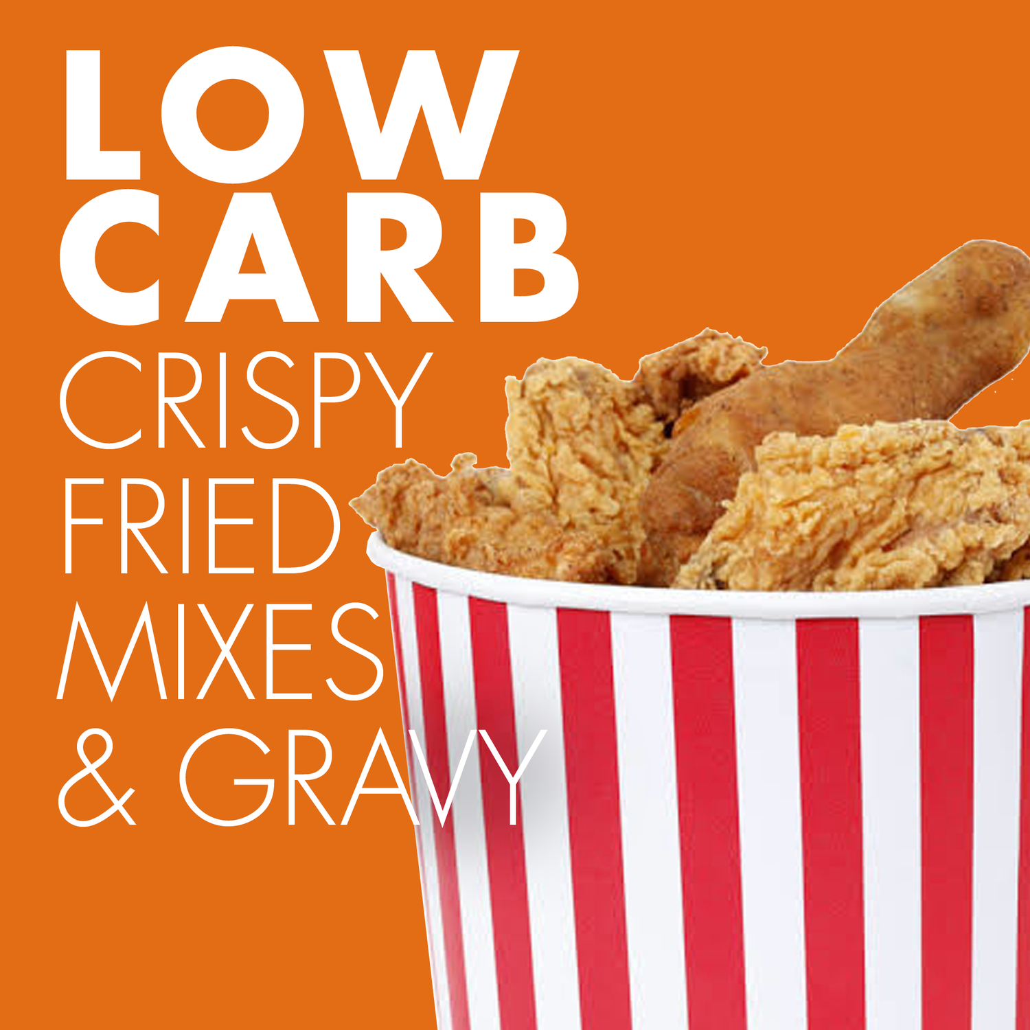 Keto Low-carb Crispy Fry Mixes & Gravy
