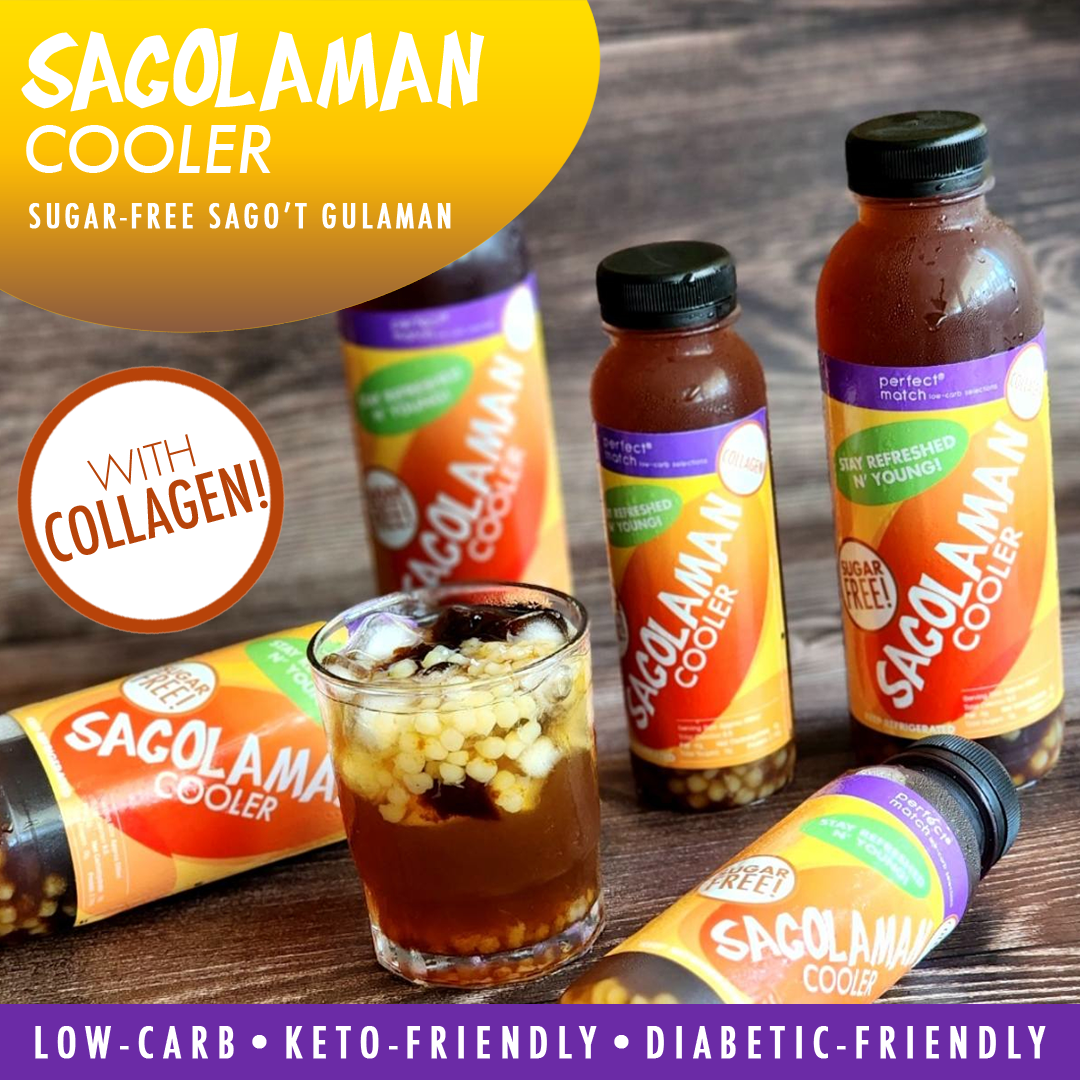 PerfectMatch Low-carb Sugar-Free Sago’t Gulaman l Keto-friendly l Diabetic-Friendly l 250ml or 500ml