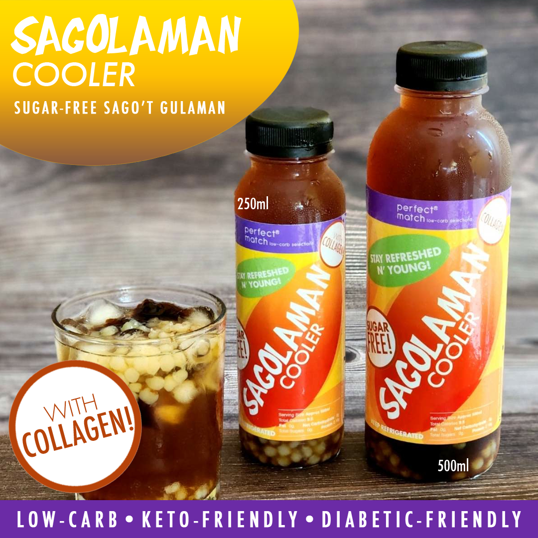 PerfectMatch Low-carb Sugar-Free Sago’t Gulaman l Keto-friendly l Diabetic-Friendly l 250ml or 500ml