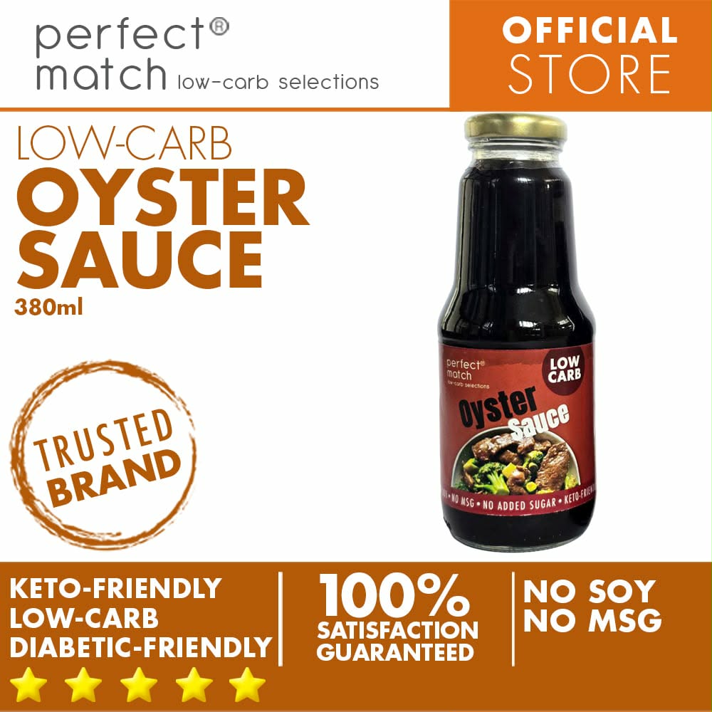 PerfectMatch Low-carb® I Oyster Sauce l Keto-friendly l NO Added Sugar l NO SOY I NO MSG