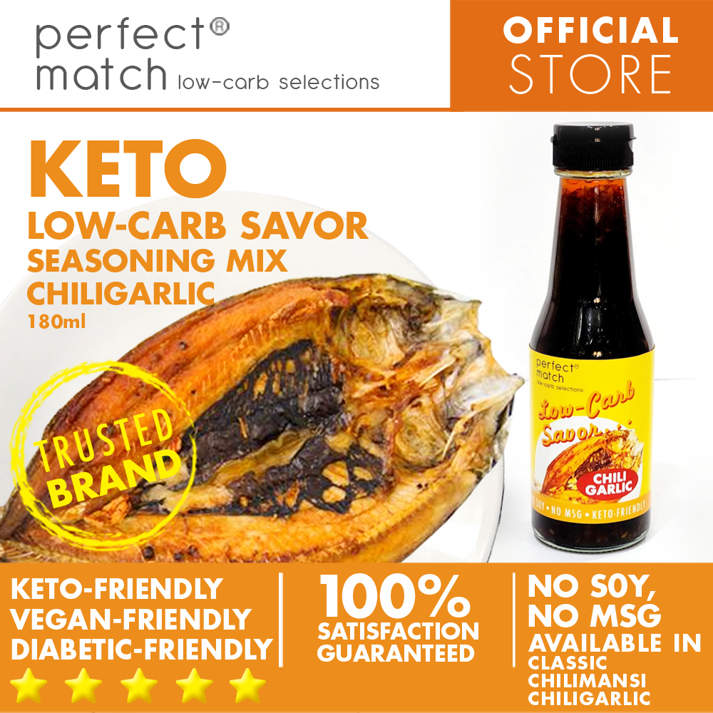 PerfectMatch Low-carb® I Savor Liquid Seasoning l Keto-friendly l Vegan-Friendly l Diabetic-Friendly l 180ml