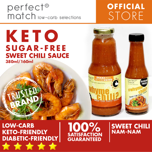 PerfectMatch Low-carb® l Keto Sugar-Free Sweet Chili Sauce l Whymechili l Sugarfree