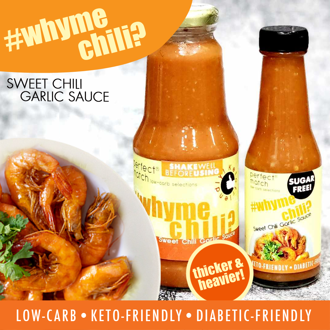 PerfectMatch Low-carb® l Keto Sugar-Free Sweet Chili Sauce l Whymechili l Sugarfree