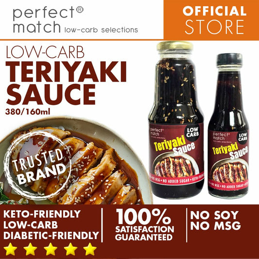 PerfectMatch Low-carb® I Teriyaki Sauce l Keto-friendly l NO Added Sugar l NO SOY I NO MSG