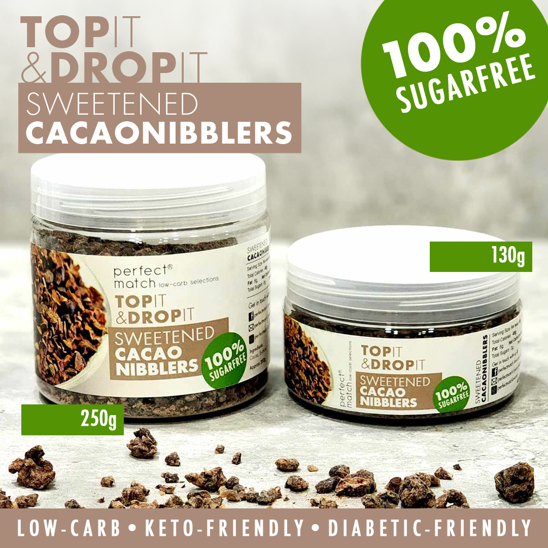 PerfectMatch Low-carb® I Low-carb Keto Sweetened Cacao Nibblers l Sugar-free