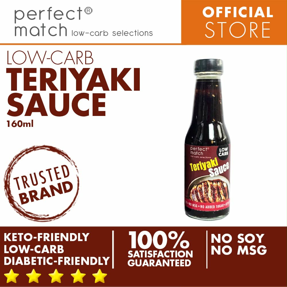 PerfectMatch Low-carb® I Teriyaki Sauce l Keto-friendly l NO Added Sugar l NO SOY I NO MSG