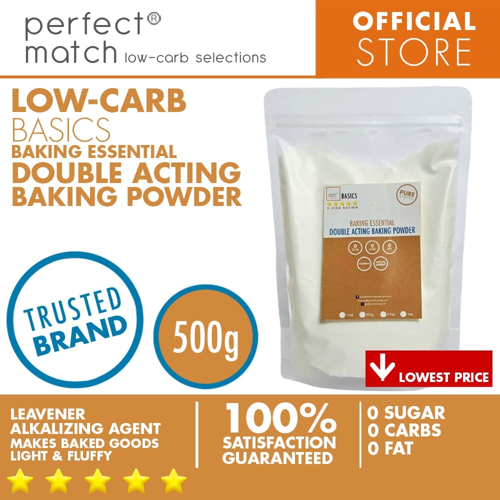 PerfectMatch Low-carb®  I Baking Powder I Double Acting I Food Grade I Low-carb I Keto Friendly