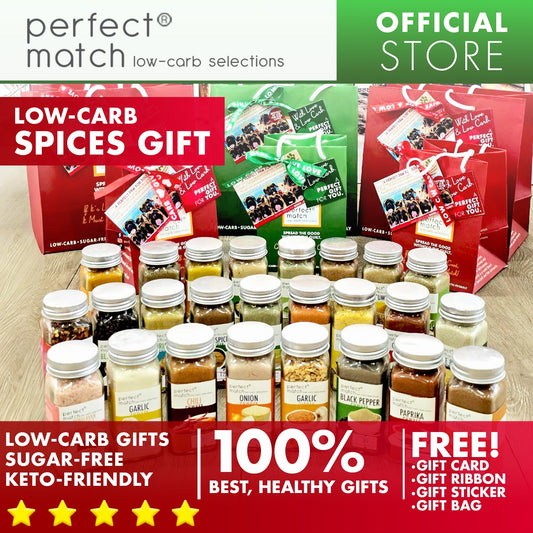 PerfectMatch Low-carb® l Healthy Gifts l Spices in Bottle Collection l Low-carb l Keto-Friendly