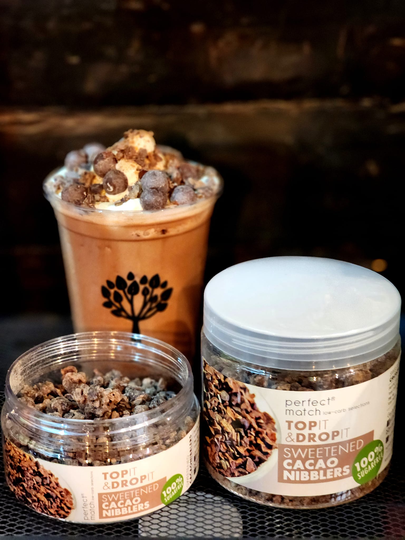 PerfectMatch Low-carb® I Low-carb Keto Sweetened Cacao Nibblers l Sugar-free