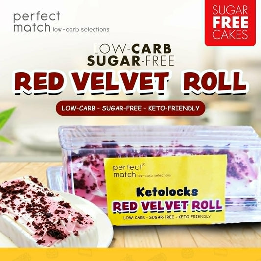 PerfectMatch Low-carb® I Low-carb Sugar-free Red Velvet Roll