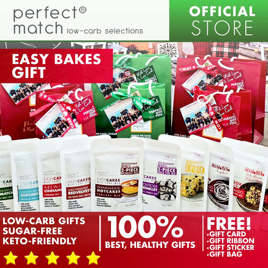 PerfectMatch Low-carb® l Healthy Gifts l Easy Bakes Collection l Low-carb l Keto-Friendly l Sugar-Free