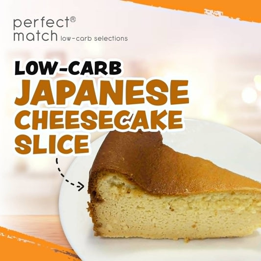 PerfectMatch Low-carb® I Low-carb Japanese Cheesecake Slice