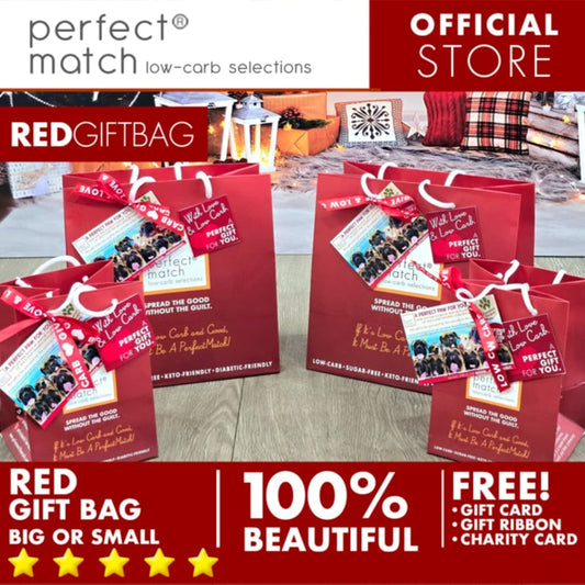 PerfectMatch Low-carb® I Gift Bag I Red I Large & Small