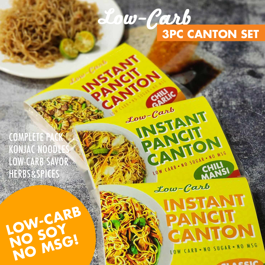 PerfectMatch Low-carb® I Instant Pancit Canton Triple Pack  l Keto-friendly l Vegan-Friendly l Diabetic-Friendly l Sugar-free