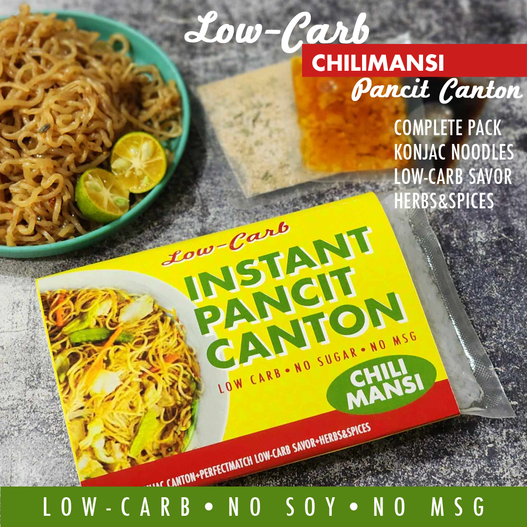 PerfectMatch Low-carb® I Instant Pancit Canton Chilimansi l Keto-friendly l Vegan-Friendly l Diabetic-Friendly l Sugar-free