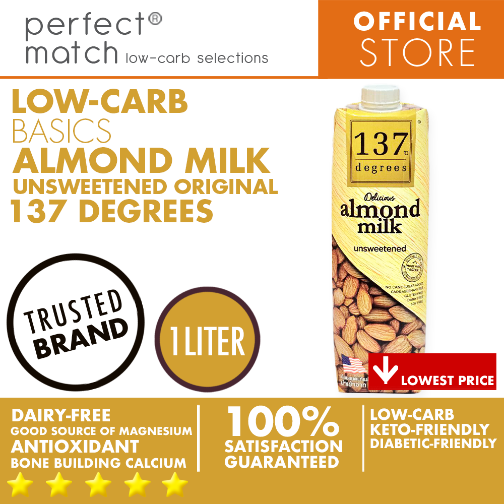 PerfectMatch Low-carb® I 137 Degrees Almond Milk Unsweetened Original ...