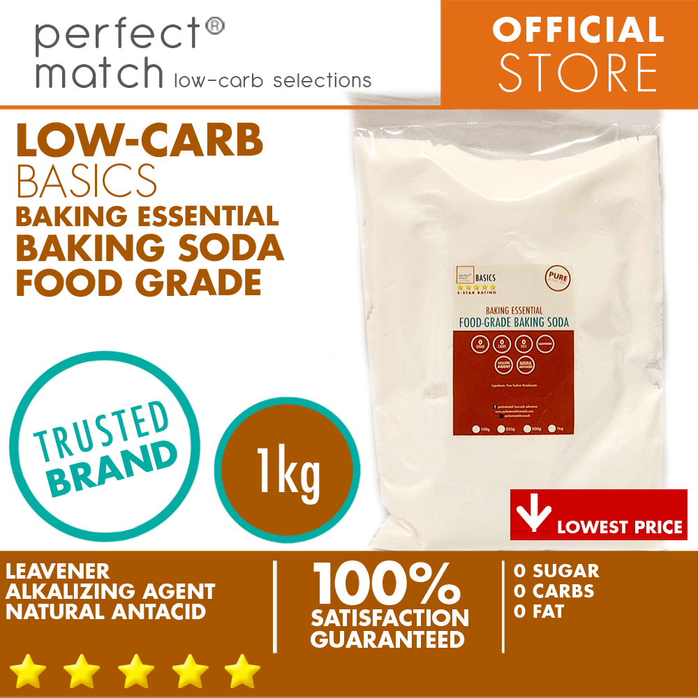 PerfectMatch Low-carb l Baking Soda | Food-Grade | Pure and Natural | Baking Essential