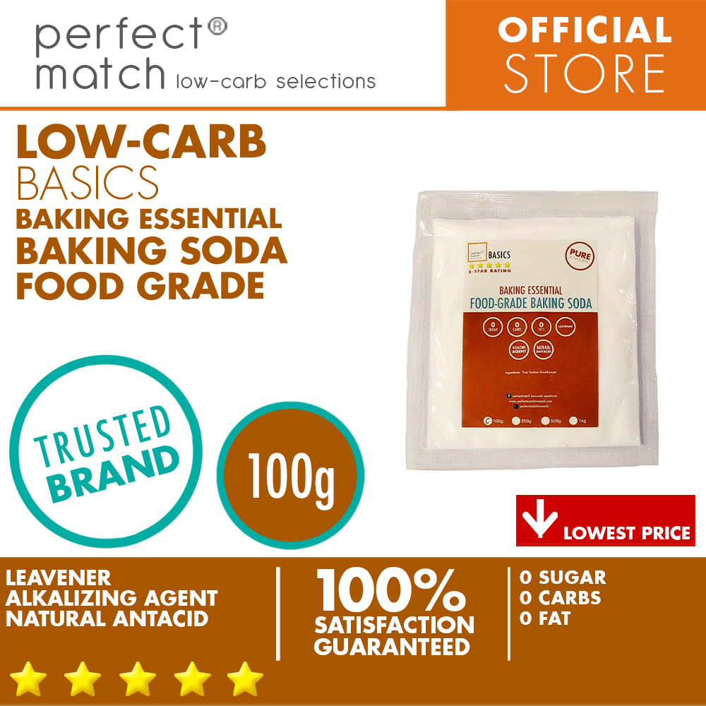 PerfectMatch Low-carb l Baking Soda | Food-Grade | Pure and Natural | Baking Essential