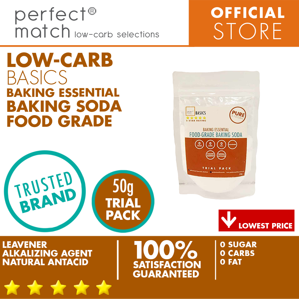 PerfectMatch Low-carb l Baking Soda | Food-Grade | Pure and Natural | Baking Essential