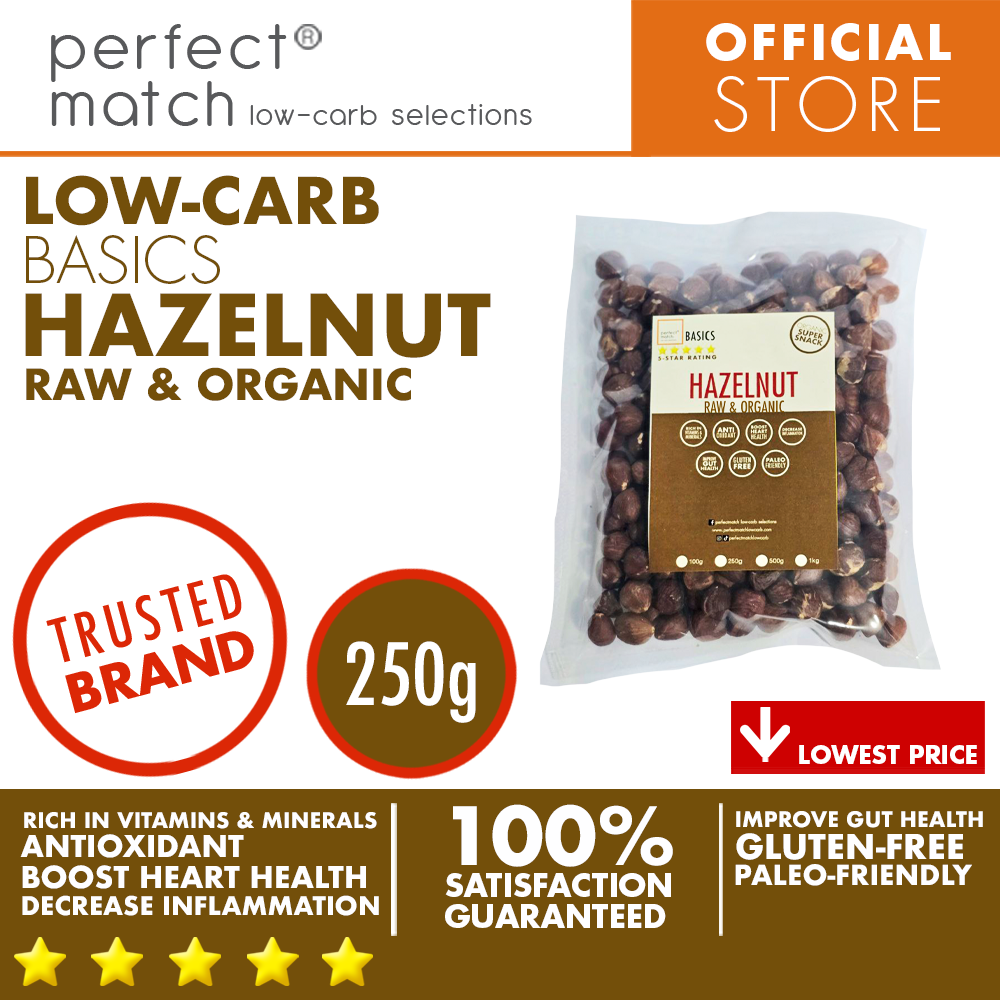 PerfectMatch Low-carb® I Raw Hazelnut I Low-carb I Keto-friendly I Gluten Free