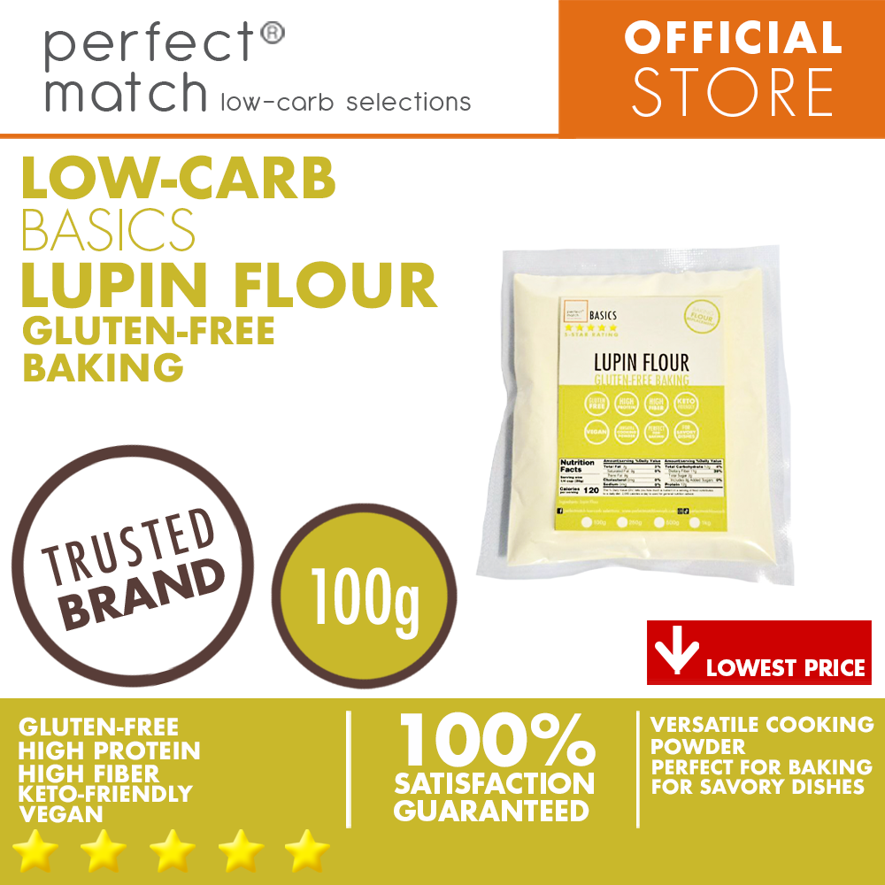 PerfectMatch Low-carb® I Lupin Flour I Gluten Free Baking I High Fiber I Low-carb I Keto Friendly