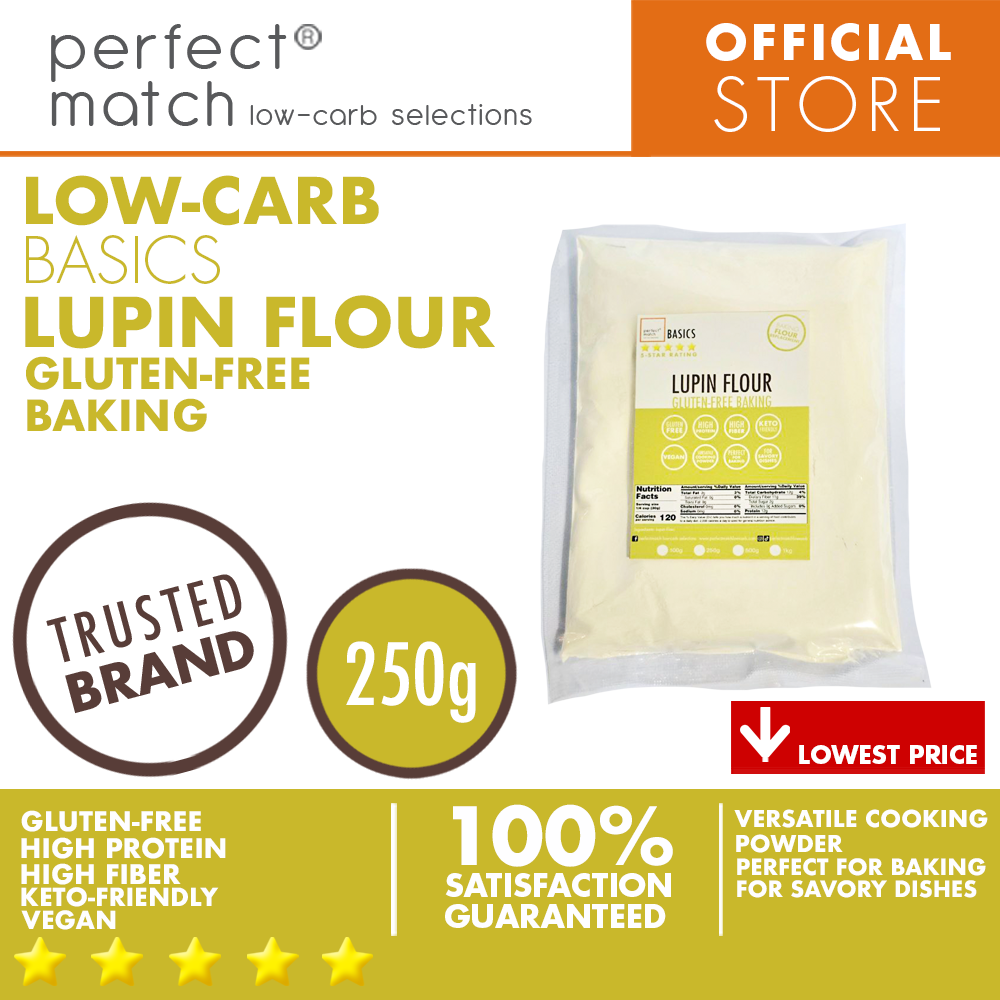 PerfectMatch Low-carb® I Lupin Flour I Gluten Free Baking I High Fiber I Low-carb I Keto Friendly