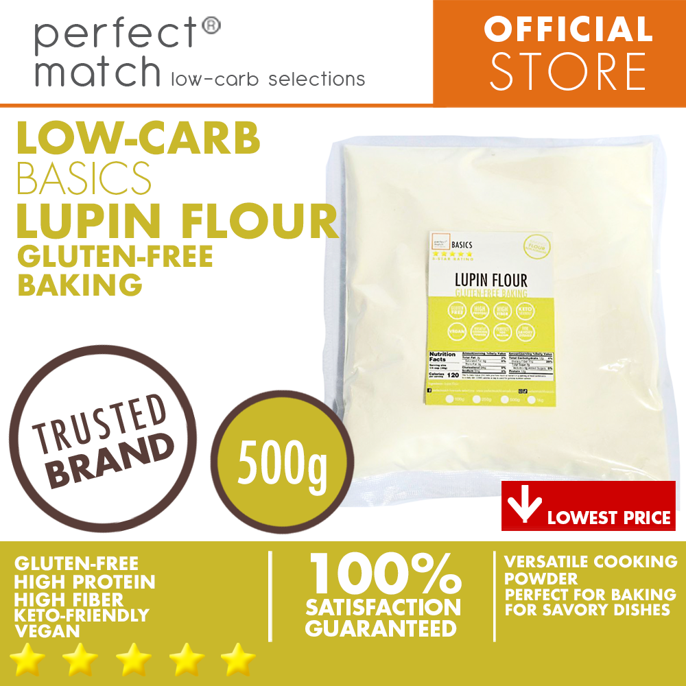 PerfectMatch Low-carb® I Lupin Flour I Gluten Free Baking I High Fiber I Low-carb I Keto Friendly