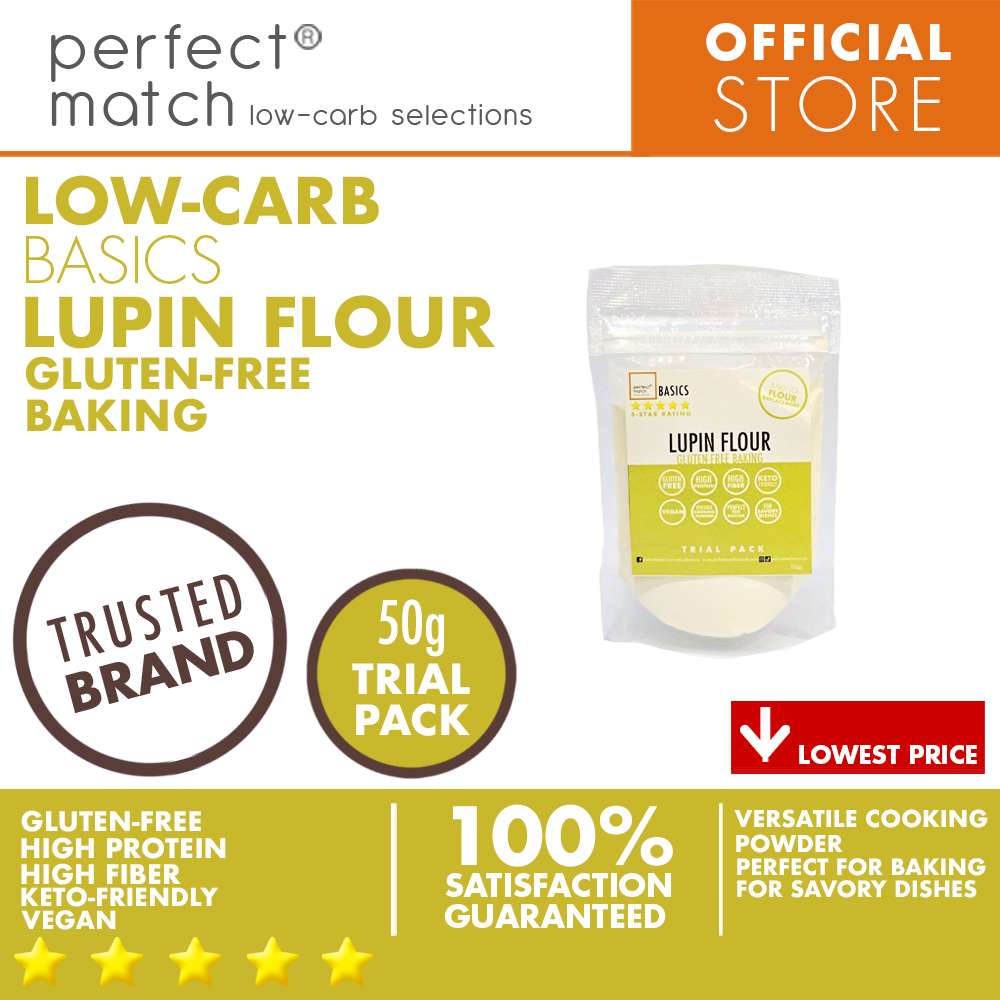 PerfectMatch Low-carb® I Lupin Flour I Gluten Free Baking I High Fiber I Low-carb I Keto Friendly
