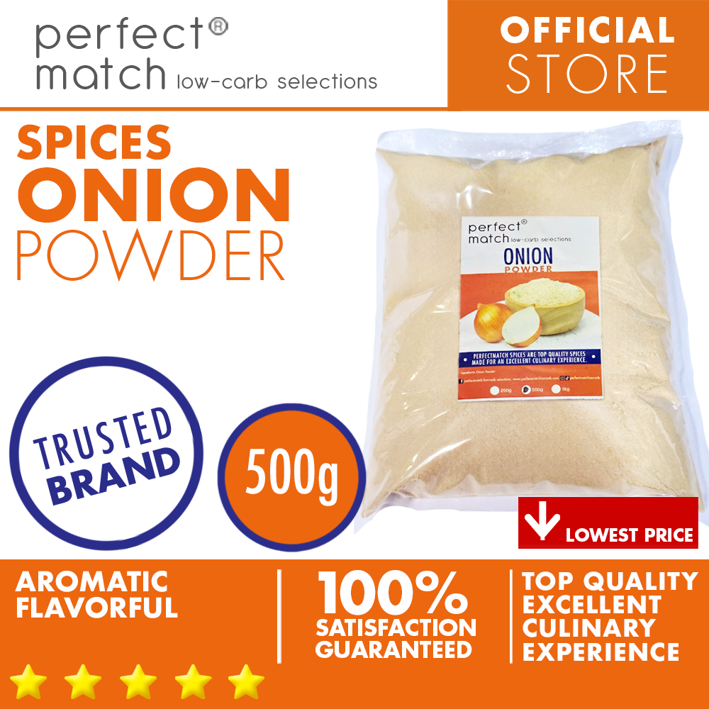 PerfectMatch Low-carb® I Onion Powder I Organic Spices I Top Quality Spices