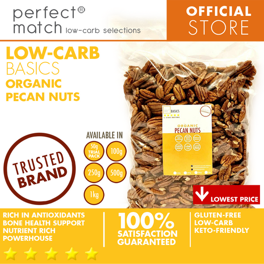 PerfectMatch Low-carb® | Pecan Nuts | Antioxidants l Keto-friendly | Gluten-free 