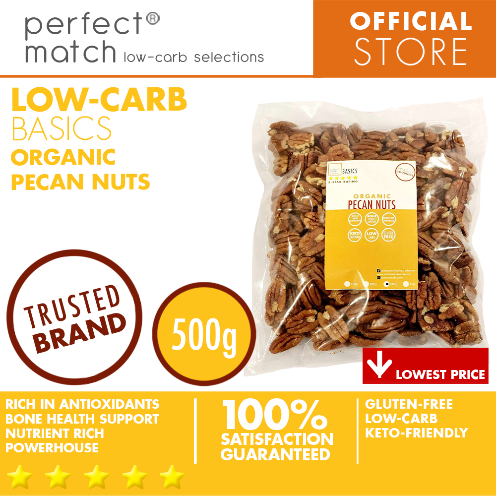 PerfectMatch Low-carb® | Pecan Nuts | Antioxidants l Keto-friendly | Gluten-free 