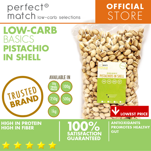 PerfectMatch Low-carb® | Pistachio Shelled | High in Protein | High in Fiber