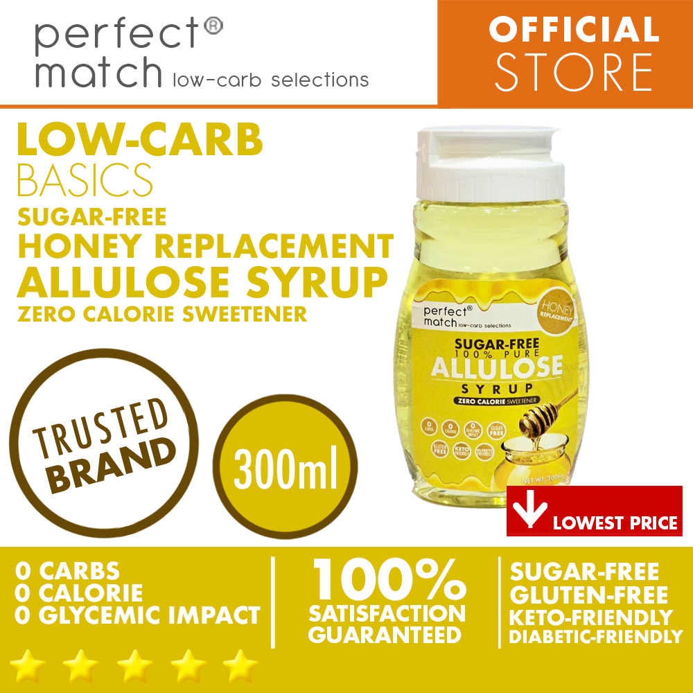 PerfectMatch Low-carb® | Pure Allulose Syrup | Sugar-Free I Honey Repl ...