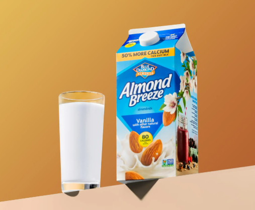 PerfectMatch Low-carb® I Blue Diamond Almond Breeze Almond Milk Unsweetened Vanilla I Low-carb I Keto-friendly I 946ml
