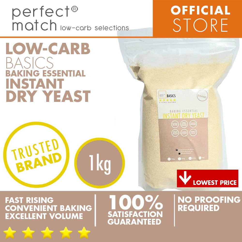 PerfectMatch Low-carb®  I Instant Dry Yeast I Convenient Baking I Low-carb I Keto Friendly I No Proofing required