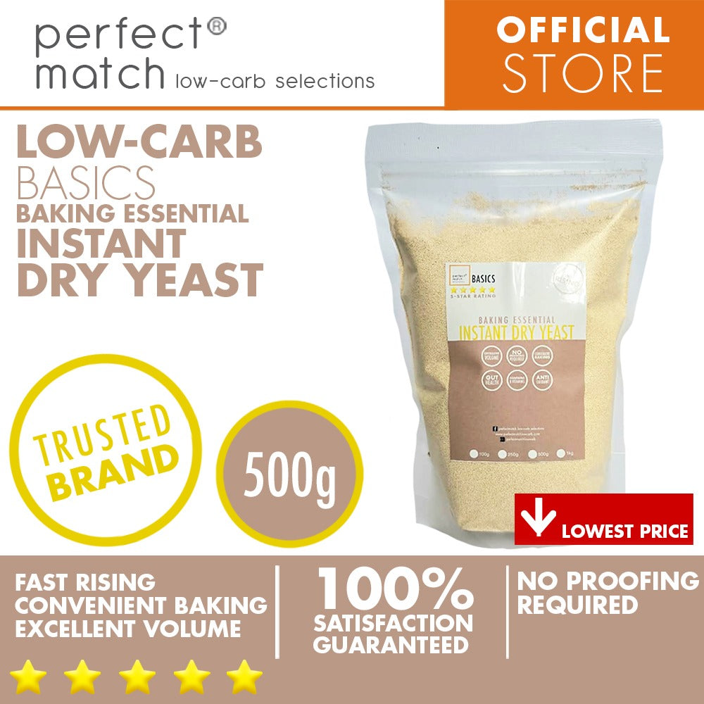 PerfectMatch Low-carb®  I Instant Dry Yeast I Convenient Baking I Low-carb I Keto Friendly I No Proofing required