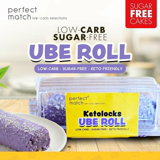 PerfectMatch Low-carb® I Low-carb Sugar-free Ube Roll