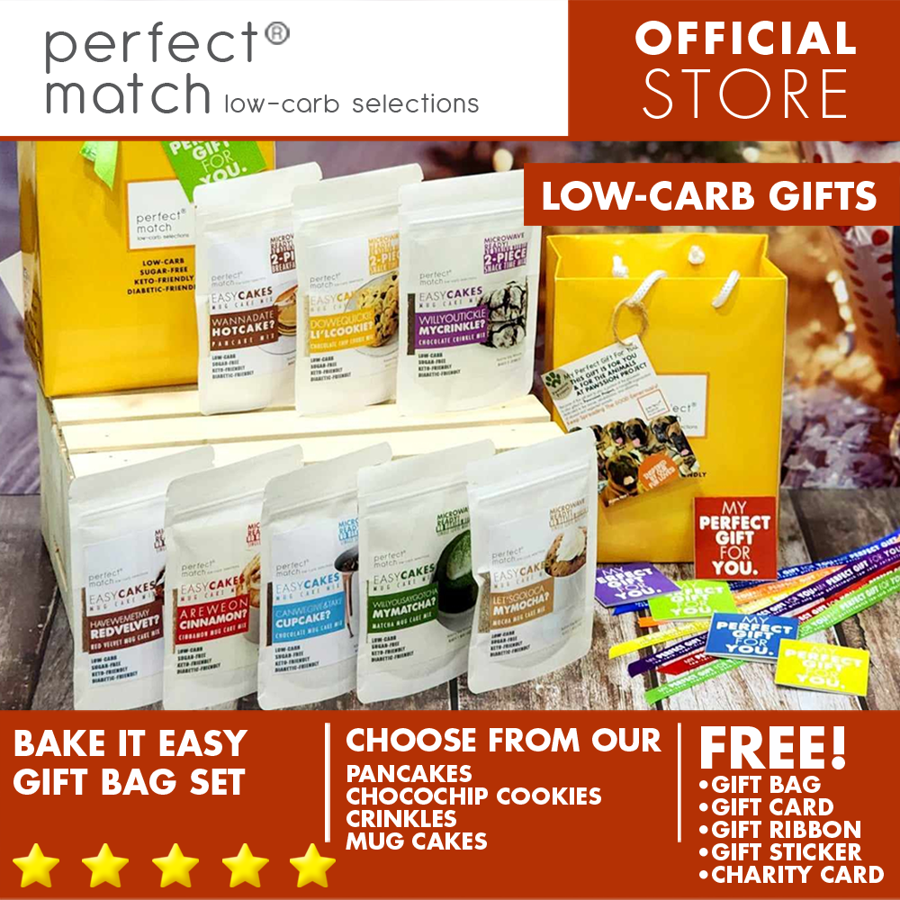 PerfectMatch Low-carb® I Healthy Gift Set l Bakes & Mug Cakes Collection l Low-carb l Keto-Friendly l Sugar-Free